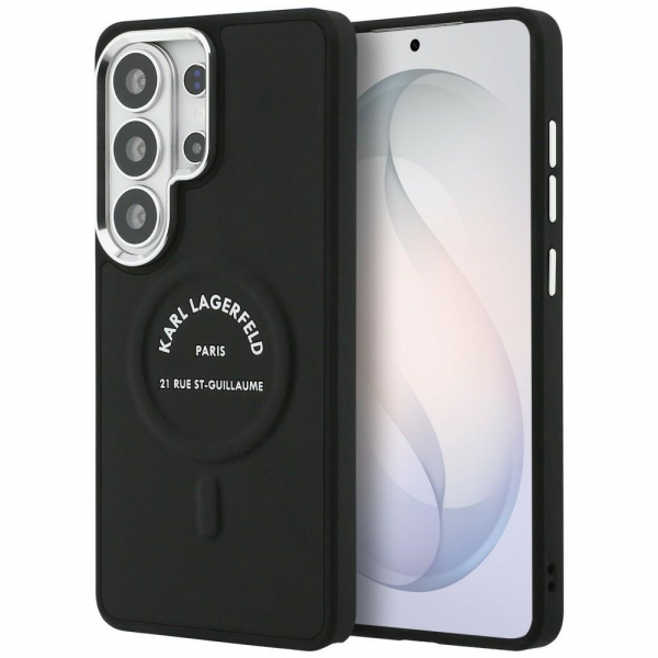 Husa MagSafe pentru Samsung Galaxy S26 Ultra S948, Karl Lagerfeld, Karl RSG Logo, Neagra