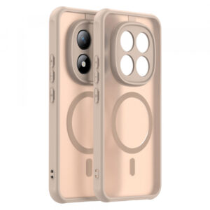 Husa MagSafe pentru Xiaomi Poco M8 Pro / Redmi Note 15 Pro+ 5G, Techsuit, HaloFrost II, Aurie