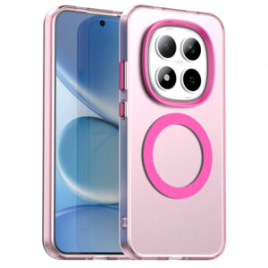 Husa MagSafe pentru Xiaomi Redmi Note 15 Pro 5G, Techsuit, CandyCase, Roz
