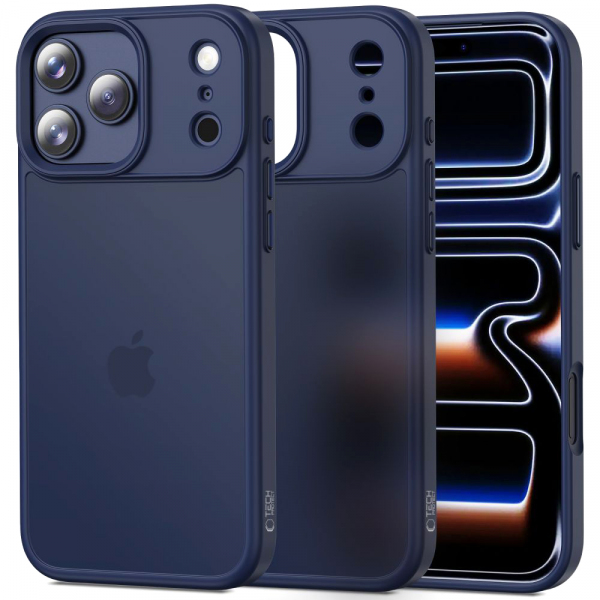 Husa pentru Apple iPhone 18 Pro Max / 17 Pro Max, Tech-Protect, Magmat, Bleumarin Mata
