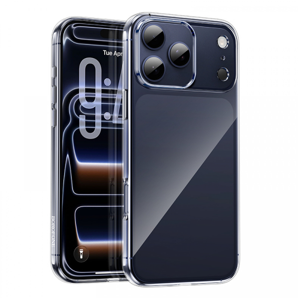 Husa pentru Apple iPhone 18 Pro / 17 Pro, Borofone, BI4 Ice, Transparenta