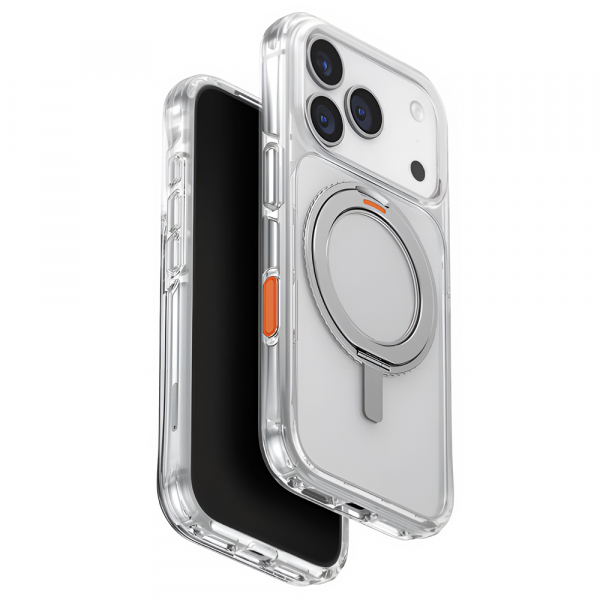 Husa pentru Apple iPhone 18 Pro / 17 Pro, UNIQ, Swivix, Argintie