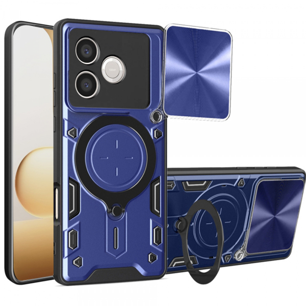 Husa pentru Honor 600 Lite, Techsuit, CamGuard Pro, Albastra