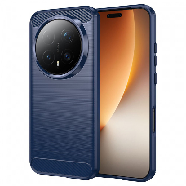 Husa pentru Honor Magic8 Pro, Techsuit, Carbon, Albastra
