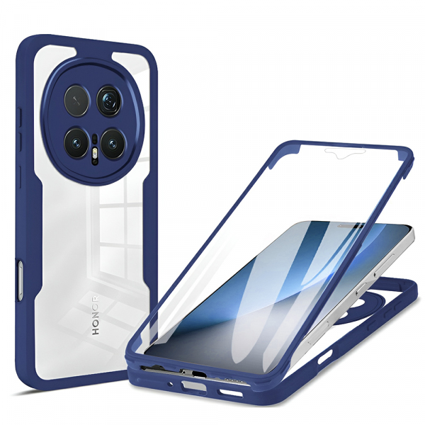 Husa pentru Honor Magic8 Pro, Techsuit, ColorVerse 360, Albastra