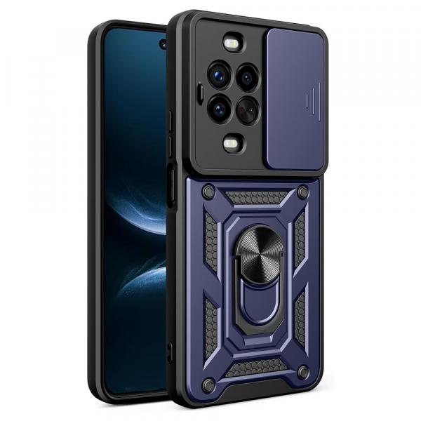 Husa pentru Huawei nova 14 Pro, Techsuit, CamShield, Albastra