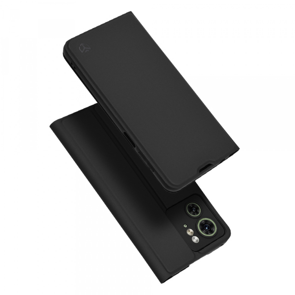 Husa pentru Motorola Edge (2023) / Edge 40, Techsuit, Magskin Book, Neagra