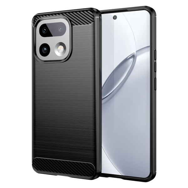 Husa pentru Realme 16 Pro+, Techsuit, Carbon, Neagra