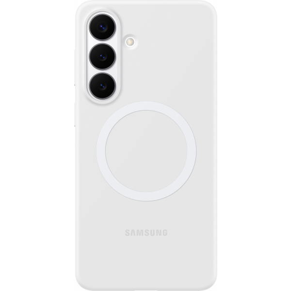 Husa pentru Samsung Galaxy S26 Plus S947, Silicone Magnet Case, Alba EF-ES947CWEGWW