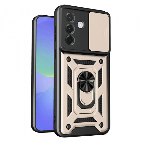 Husa pentru Samsung Galaxy A37 5G, Techsuit, CamShield, Aurie