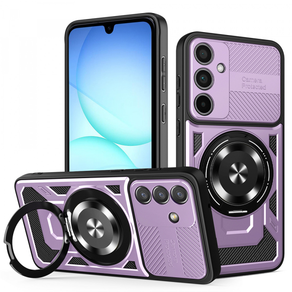 Husa pentru Samsung Galaxy A57 5G, Techsuit, RuggedCam, Mov