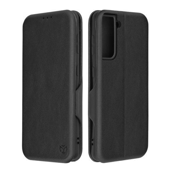 Husa pentru Samsung Galaxy S21 5G G991, Techsuit, Safe Wallet Plus, Neagra