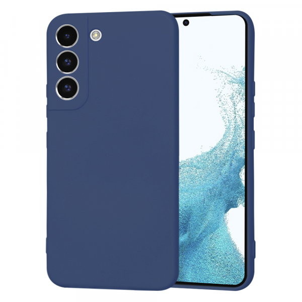 Husa pentru Samsung Galaxy S22 5G S901, Techsuit, SoftFlex, Bleumarin
