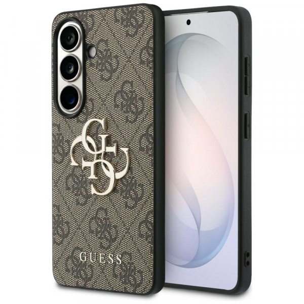 Husa pentru Samsung Galaxy S26 S942, Guess, 4G Big Logo, Maro