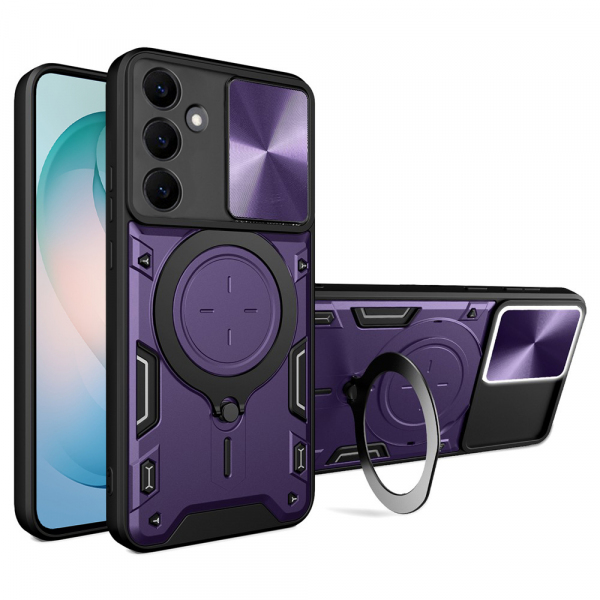 Husa pentru Samsung Galaxy S26 Plus S947, Techsuit, CamGuard Pro, Mov