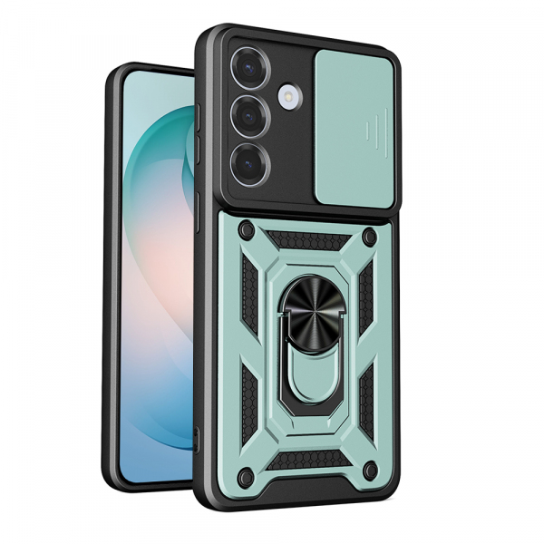 Husa pentru Samsung Galaxy S26 Plus S947, Techsuit, CamShield, Verde