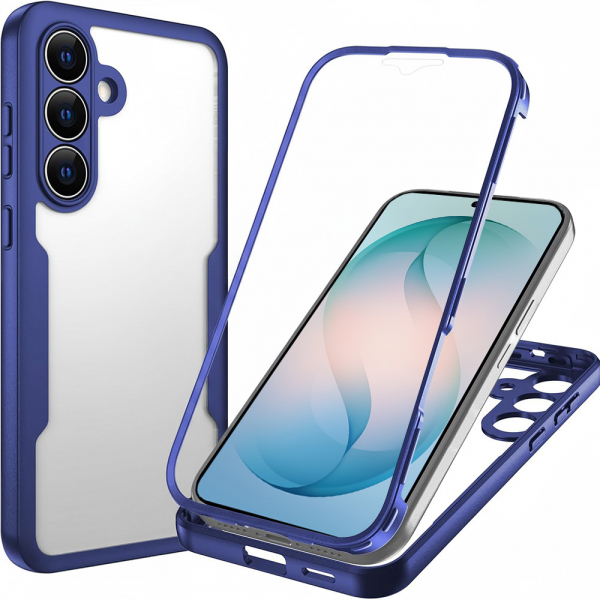 Husa pentru Samsung Galaxy S26 Plus S947, Techsuit, ColorVerse 360, Albastra