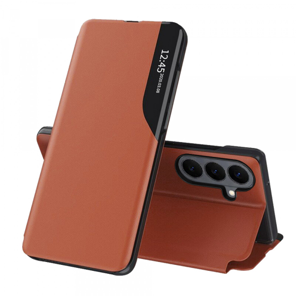 Husa pentru Samsung Galaxy S26 Plus S947, Techsuit, eFold, Portocalie