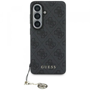 Husa pentru Samsung Galaxy S26 S942, Guess, 4G Classic Logo Charm, Neagra