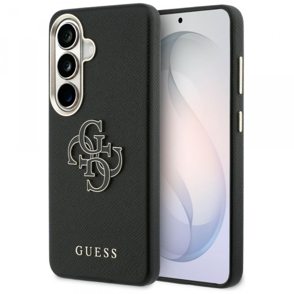 Husa pentru Samsung Galaxy S26 S942, Guess, 4G Grained Big and Classic Logo, Neagra