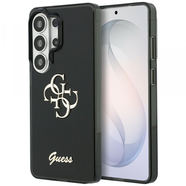 Husa pentru Samsung Galaxy S26 Ultra S948, Guess, IML Big Metal 4G Script, Neagra