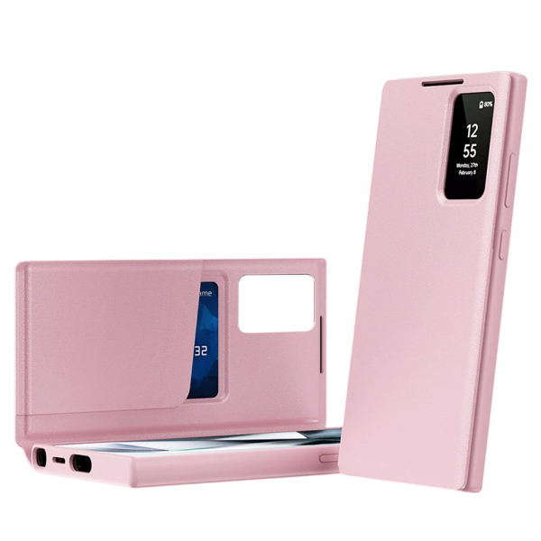 Husa pentru Samsung Galaxy S26 Ultra S948, Techsuit, SmartView, Roz