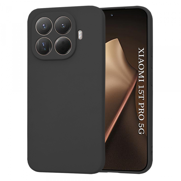 Husa pentru Xiaomi 15T Pro, Techsuit, SoftFlex, Neagra