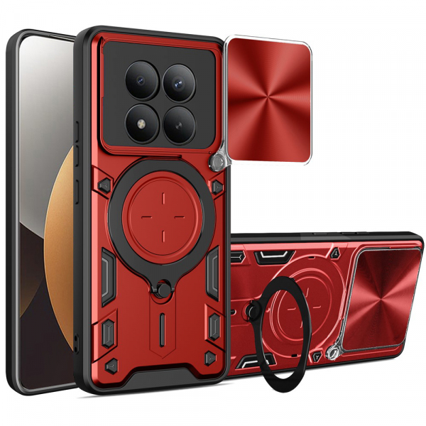 Husa pentru Xiaomi Poco M8 Pro / Redmi Note 15 Pro+ 5G, Techsuit, CamGuard Pro, Rosie