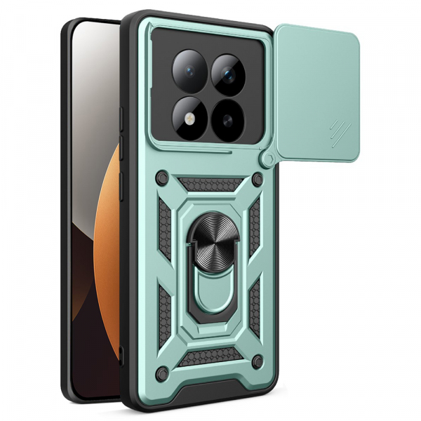 Husa pentru Xiaomi Poco M8 Pro / Redmi Note 15 Pro+ 5G, Techsuit, CamShield, Verde