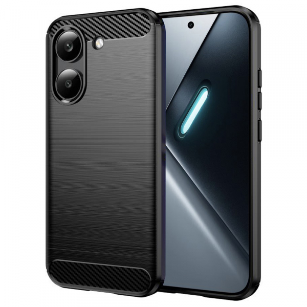 Husa pentru Xiaomi Poco X8 Pro, Techsuit, Carbon, Neagra