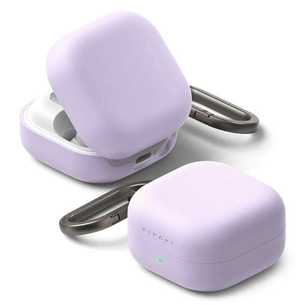Husa Ringke pentru Samsung Galaxy Buds4 / Buds4 Pro, Mov Deschis
