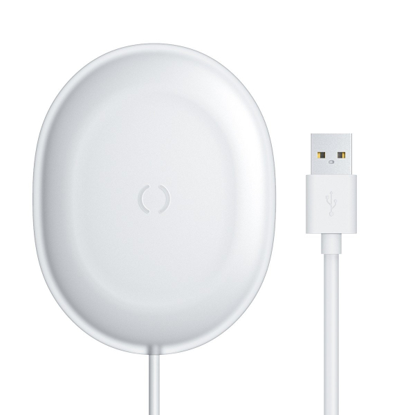 Incarcator Retea Wireless Baseus Jelly, 15W, 1.67A, Alb WXGD-02