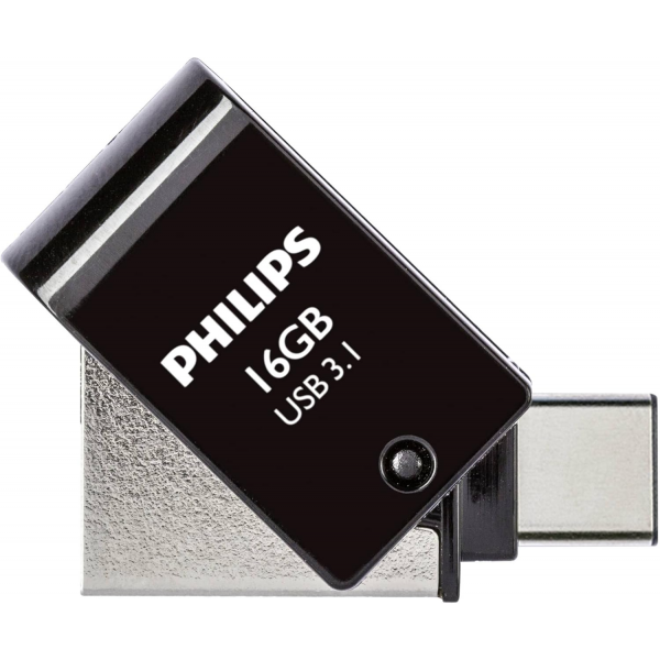 Memorie Externa USB-A 3.1 / USB-C Philips, 16Gb FM16DC152B/00