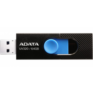 Memorie Externa USB-A 3.2 Adata UV320, 64Gb AUV320-64G-RBKBL