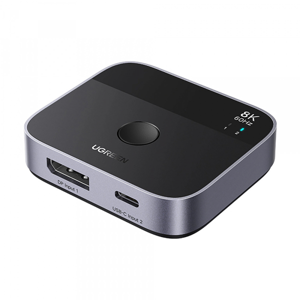 Switch Video DisplayPort / USB-C UGREEN 65878, Negru
