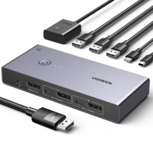 Switch Video DisplayPort UGREEN CM695 (25962), Negru