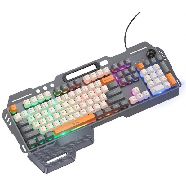 Tastatura Gaming Wired USB HOCO DI98, RGB, 1.4m, Neagra