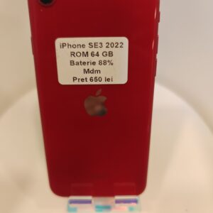 SE 3 2022 64 GB rosu – Second hand