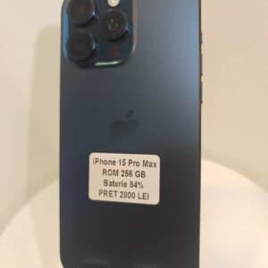 Apple iPhone 15 Pro Max 256 GB Albastru – Second hand