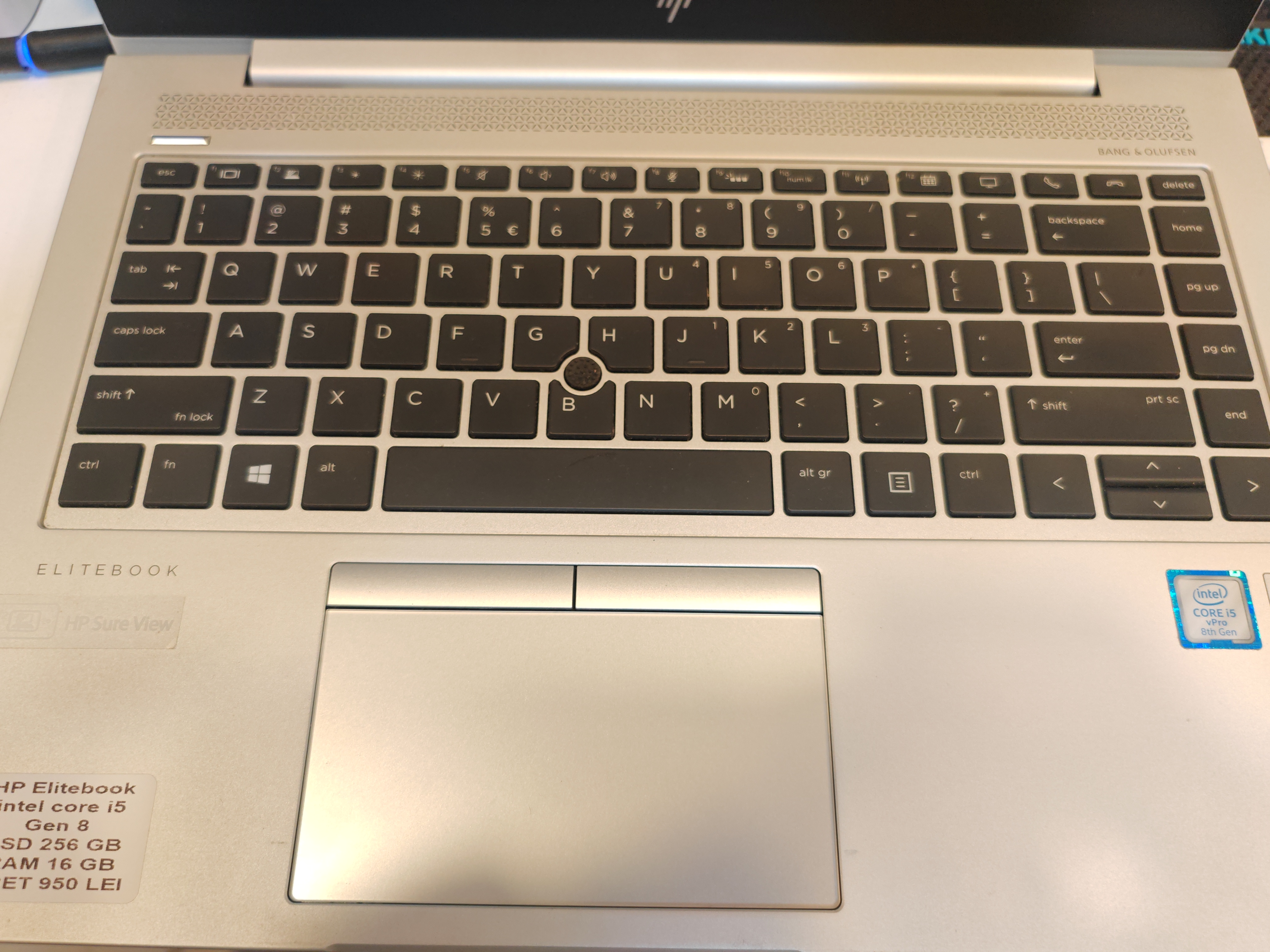 HP EliteBook 840 G5 i5-8350U 16GB 256GB SSD 14" – Second hand - imagine 2