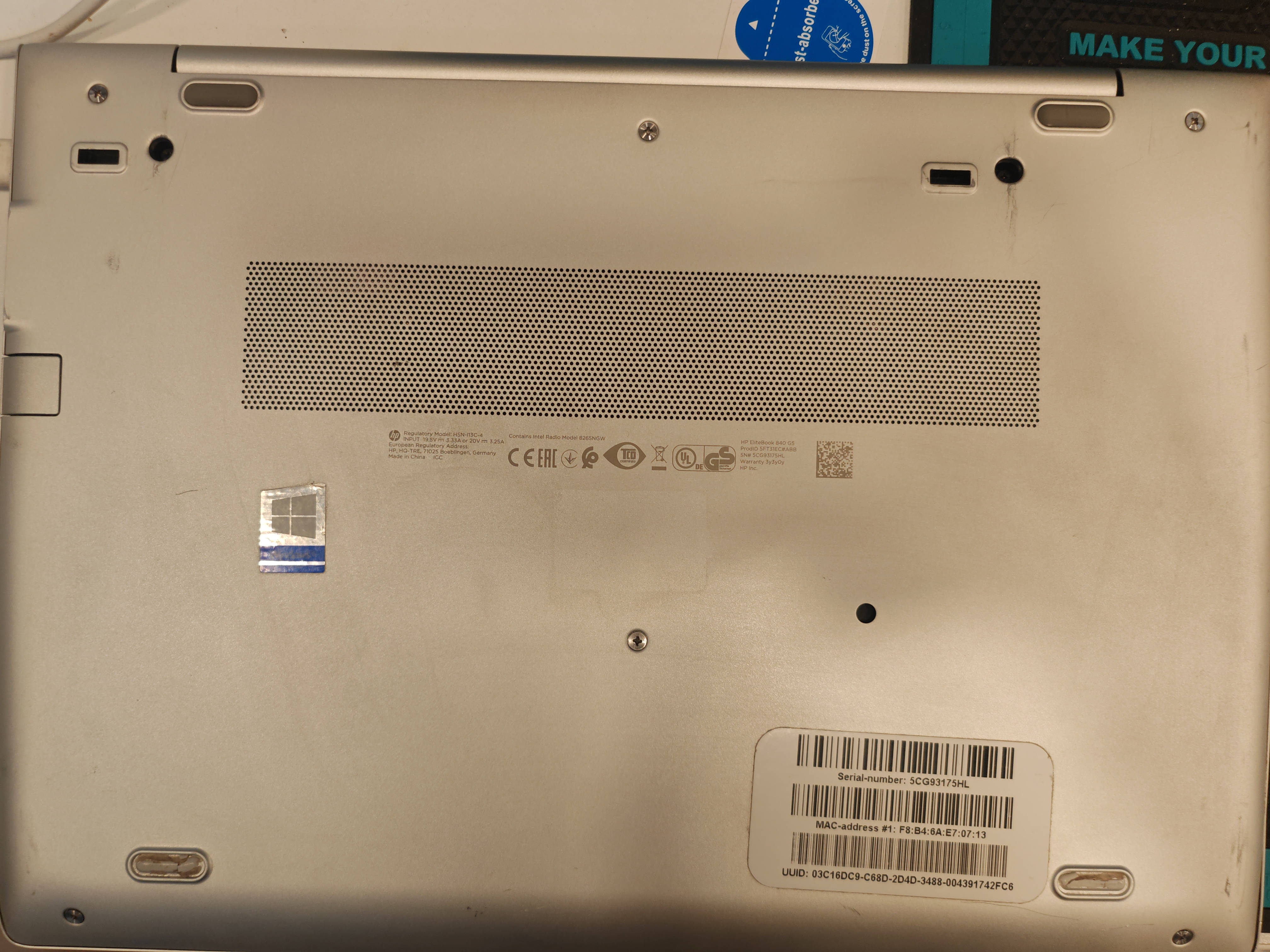 HP EliteBook 840 G5 i5-8350U 16GB 256GB SSD 14" – Second hand - imagine 4