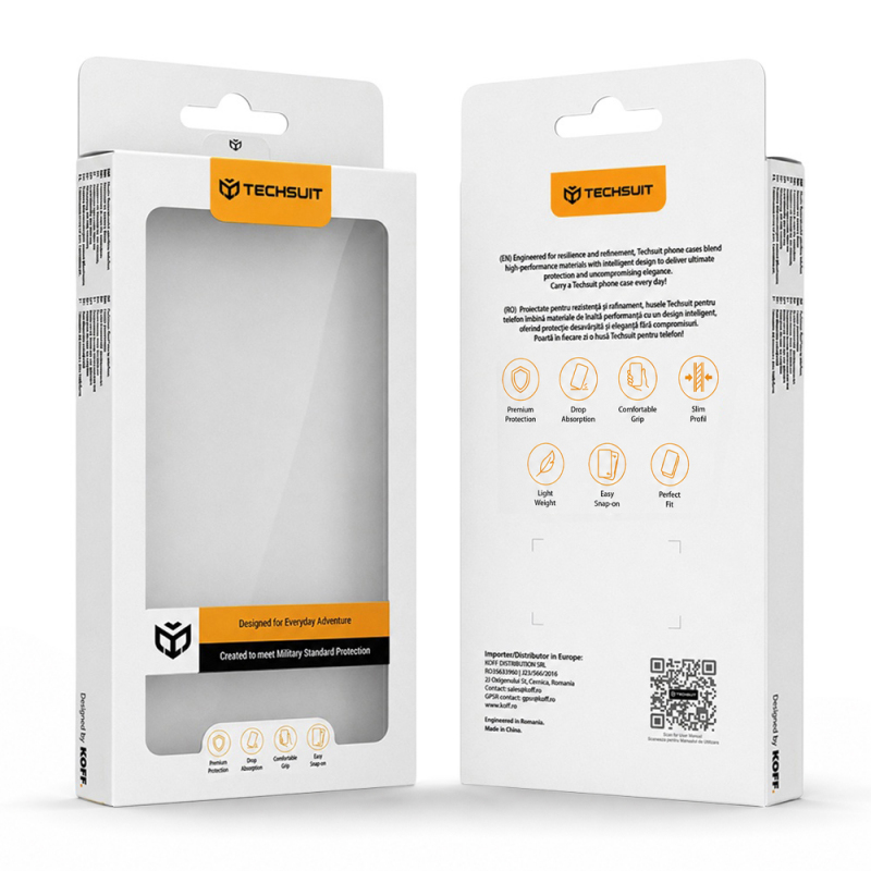 Husa MagSafe pentru Samsung Galaxy S26 Ultra S948, Techsuit, HaloFrost II Individual Camera Cutouts, Mov - imagine 7
