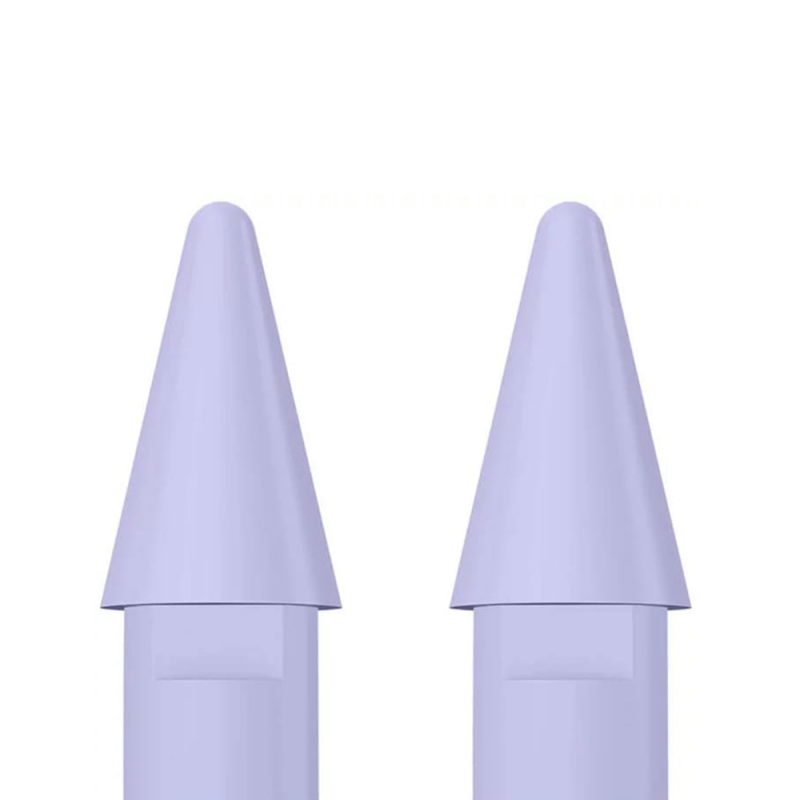 Varf Touch Pen Baseus Smooth Writing pentru Apple Pencil (Generatia 1 / 2), Set 2 bucati, Mov P80015901511-00 - imagine 2