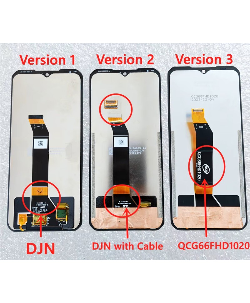 Ecran LCD Display Doogee V30 , Doogee V30 Pro , Doogee V30T, Doogee V31, Doogee S100 Pro, Doogee S110, VERSIUNEA 3