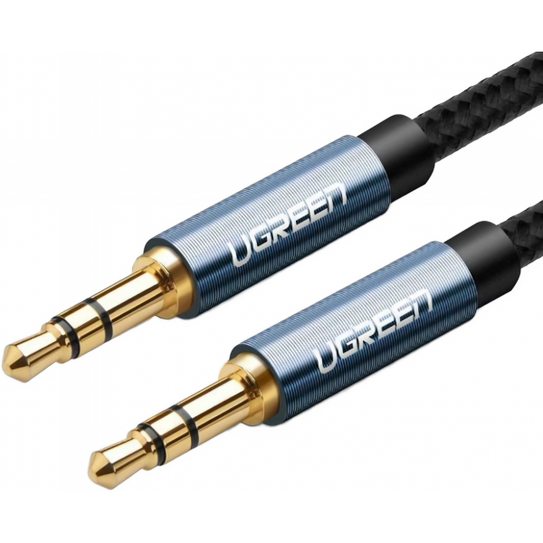 Cablu Audio 3.5mm - 3.5mm UGREEN AV112, 2m, Albastru