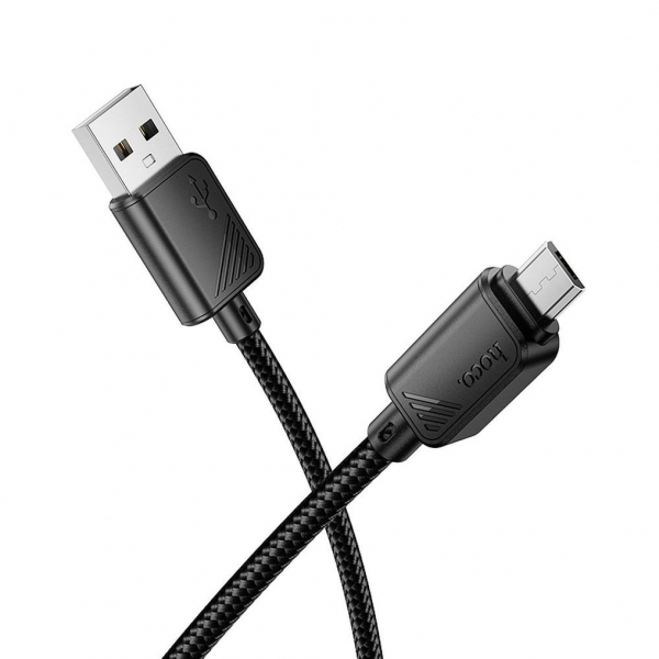 Cablu Date si Incarcare USB-A - microUSB HOCO X113, 18W, 1m, Negru