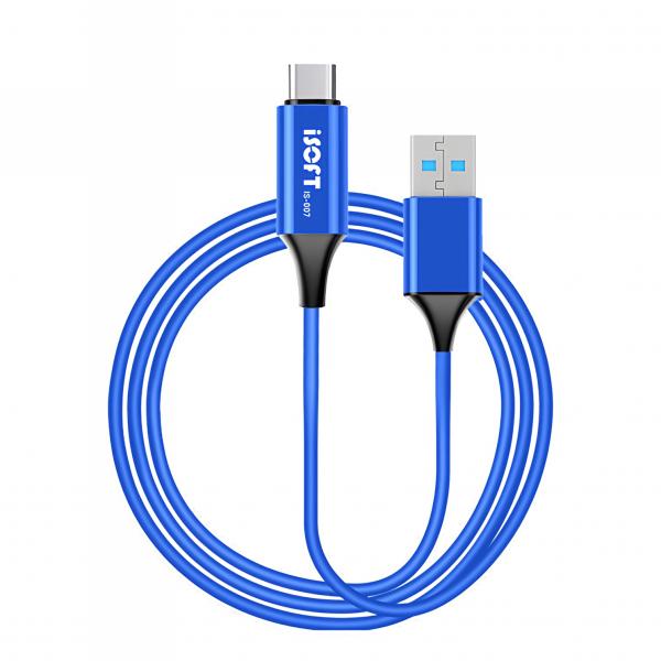 Cablu Transfer Date iSOFT IS-007, Interfata USB-A - USB-C