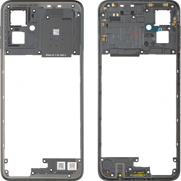 Carcasa Mijloc Motorola Moto G55, Gri (Forest Grey), Service Pack 5S58C28444