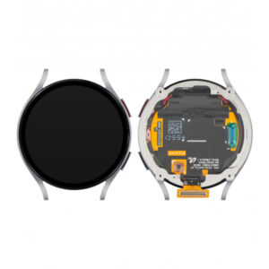 Display cu Touchscreen Samsung Galaxy Watch6 44mm, cu Rama, Versiune BT, Argintiu, Service Pack GH97-28837C