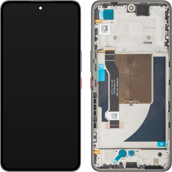 Display cu Touchscreen ZTE nubia Neo 3 GT, cu Rama, Negru, Service Pack 123448601195